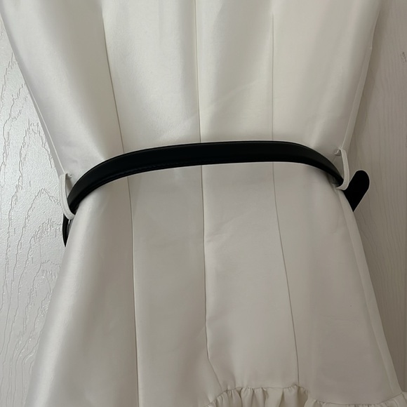 NWOT Self-Portrait cream  Dress taffeta size 2 - Picture 17 of 17